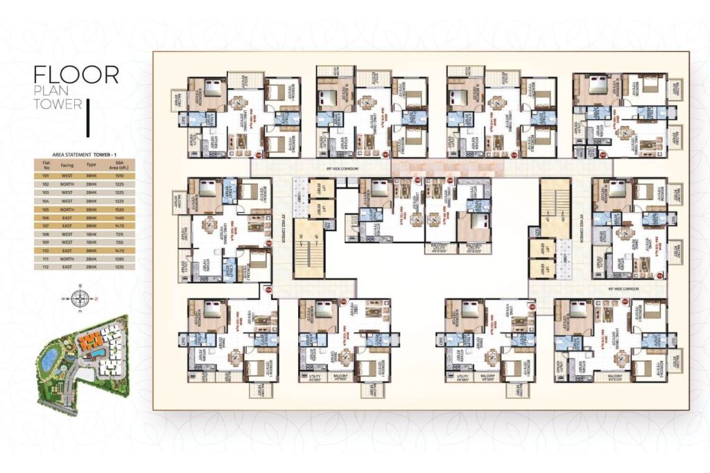 PSR Vanasree Floor Plan1