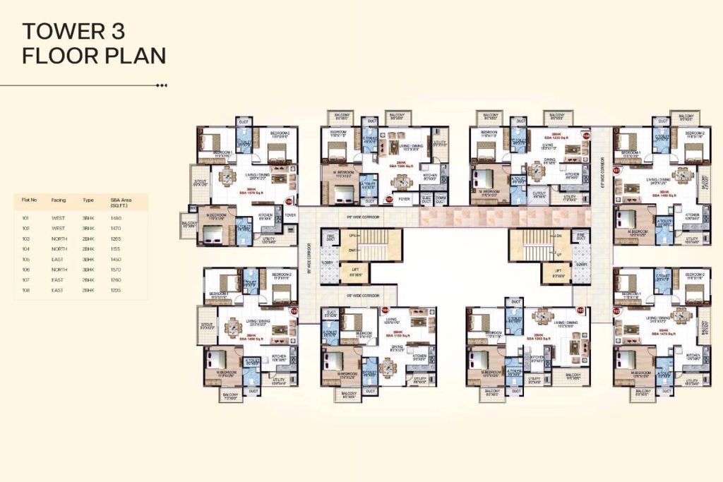 PSR Vanasree Floor Plan3